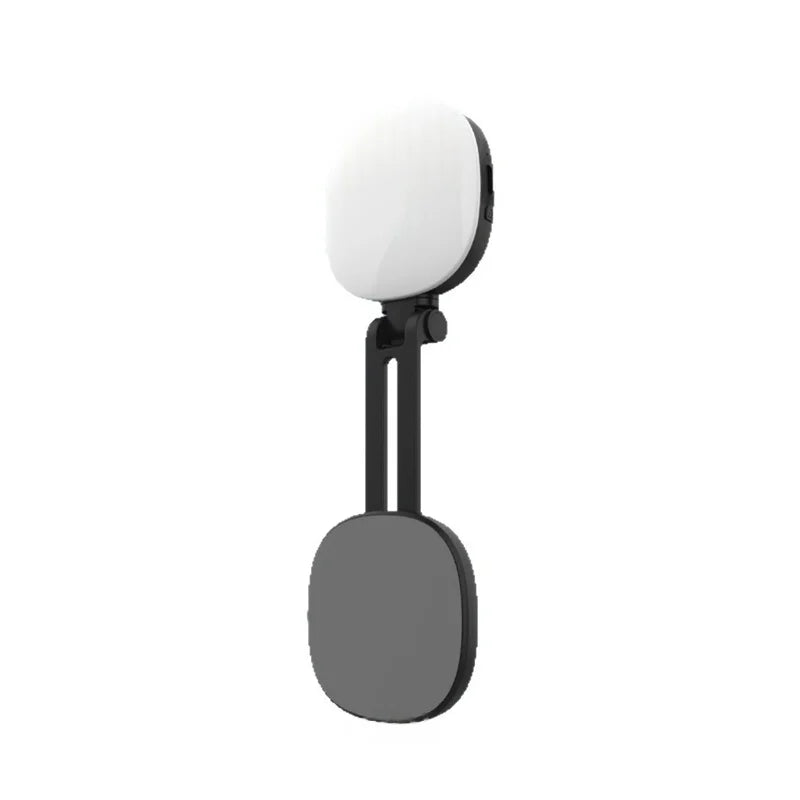 Mobile Phone Magnetic Selfie Fill Light Live Photo Mini Portable Makeup Mirror Foldable Pocket LED Light Mobile Phone Holder